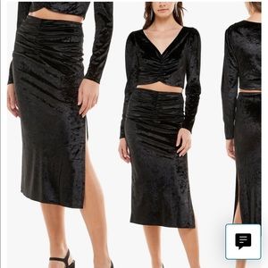 x Emma Rose Samantha Midi Skirt and Crop Top